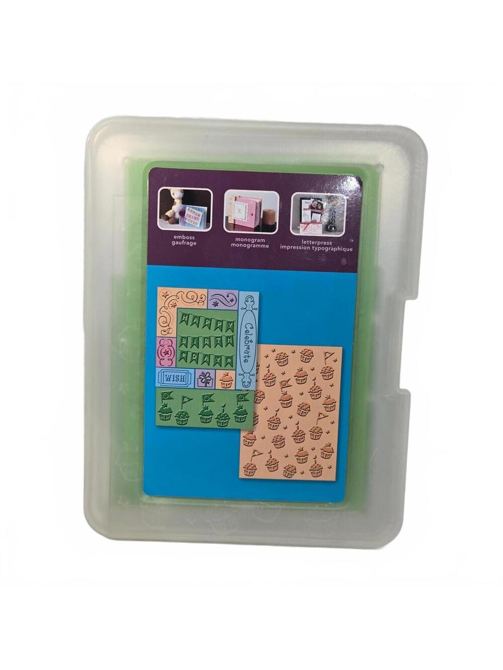 Provo Craft Cuttlebug 'Cupcake Celebration' All-in-one Embossing Plate Kit